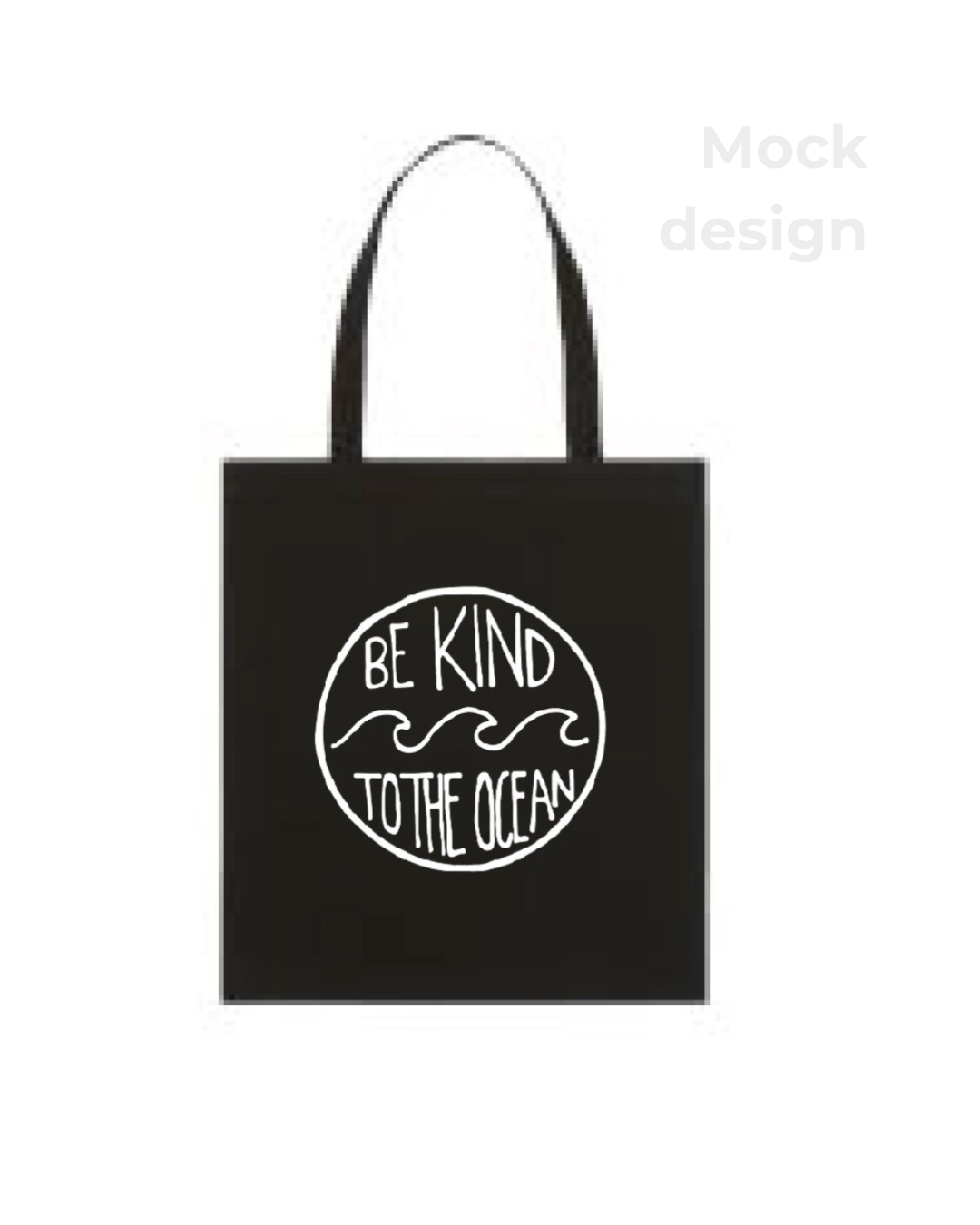 *Pre Order* Organic Cotton Tote Bag (in Sky Blue or Black)